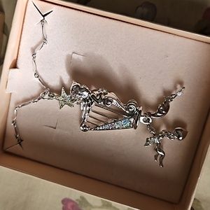 Kirks Folly Cherub necklace and pendant Vintage